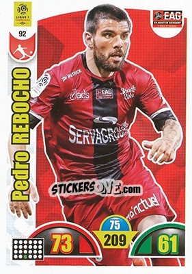 Sticker Pedro Rebocho - FOOT 2018-2019. Adrenalyn XL - Panini