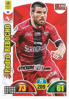 Sticker Pedro Rebocho - FOOT 2018-2019. Adrenalyn XL n. 92 - Panini