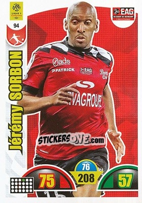 Sticker Jérémy Sorbon - FOOT 2018-2019. Adrenalyn XL n. 94 - Panini