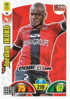 Sticker Jordan Ikoko - FOOT 2018-2019. Adrenalyn XL - Panini