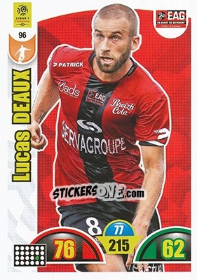 Sticker Lucas Deaux - FOOT 2018-2019. Adrenalyn XL n. 96 - Panini