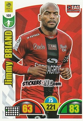 Sticker Jimmy Briand - FOOT 2018-2019. Adrenalyn XL n. 101 - Panini