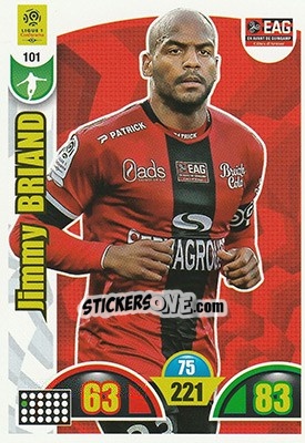 Figurina Jimmy Briand - FOOT 2018-2019. Adrenalyn XL - Panini