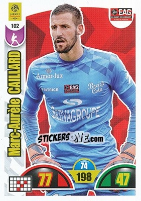 Sticker Marc-Aurèle Caillard - FOOT 2018-2019. Adrenalyn XL n. 102 - Panini
