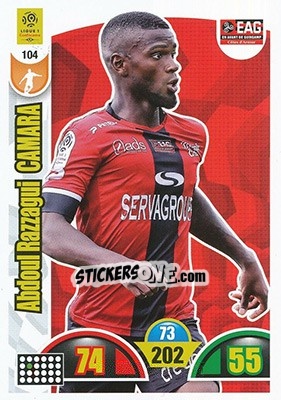 Figurina Abdoul Camara - FOOT 2018-2019. Adrenalyn XL n. 104 - Panini