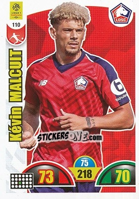 Figurina Kévin Malcuit - FOOT 2018-2019. Adrenalyn XL - Panini