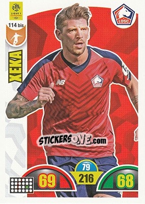 Sticker Xeka - FOOT 2018-2019. Adrenalyn XL n. 114bis - Panini