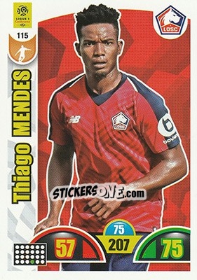 Sticker Thiago Mendes - FOOT 2018-2019. Adrenalyn XL n. 115 - Panini