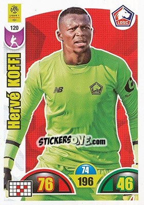Figurina Hervé Koffi - FOOT 2018-2019. Adrenalyn XL n. 120 - Panini