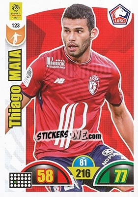 Cromo Thiago Maia - FOOT 2018-2019. Adrenalyn XL n. 123 - Panini