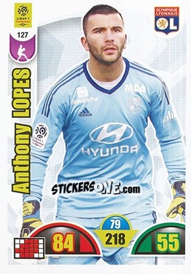 Sticker Anthony Lopes - FOOT 2018-2019. Adrenalyn XL n. 127 - Panini