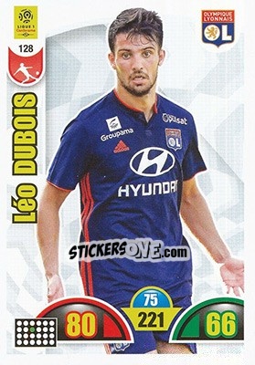 Sticker Léo Dubois - FOOT 2018-2019. Adrenalyn XL n. 128 - Panini