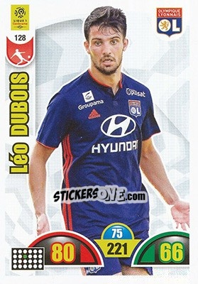 Sticker Léo Dubois - FOOT 2018-2019. Adrenalyn XL - Panini