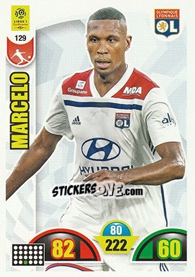 Figurina Marcelo - FOOT 2018-2019. Adrenalyn XL n. 129 - Panini