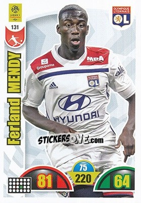 Sticker Ferland Mendy - FOOT 2018-2019. Adrenalyn XL n. 131 - Panini