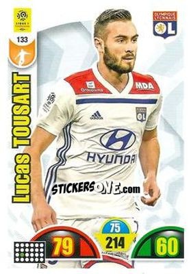 Sticker Lucas Tousart - FOOT 2018-2019. Adrenalyn XL n. 133 - Panini