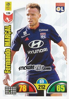 Sticker Marçal - FOOT 2018-2019. Adrenalyn XL n. 139 - Panini