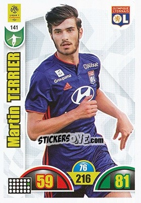 Sticker Martin Terrier - FOOT 2018-2019. Adrenalyn XL n. 141 - Panini