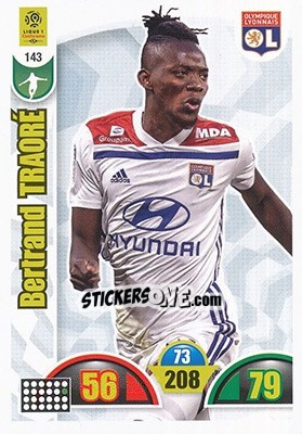Sticker Bertrand Traoré - FOOT 2018-2019. Adrenalyn XL n. 143 - Panini