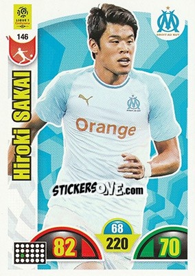 Figurina Hiroki Sakai - FOOT 2018-2019. Adrenalyn XL - Panini