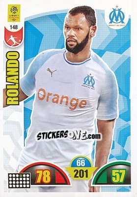 Sticker Rolando - FOOT 2018-2019. Adrenalyn XL n. 148 - Panini