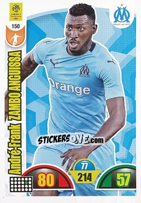 Sticker André-Frank Zambo Anguissa - FOOT 2018-2019. Adrenalyn XL n. 150 - Panini