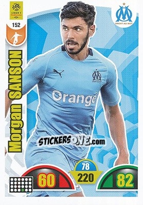 Sticker Morgan Sanson - FOOT 2018-2019. Adrenalyn XL n. 152 - Panini