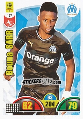Sticker Bouna Sarr - FOOT 2018-2019. Adrenalyn XL n. 157 - Panini