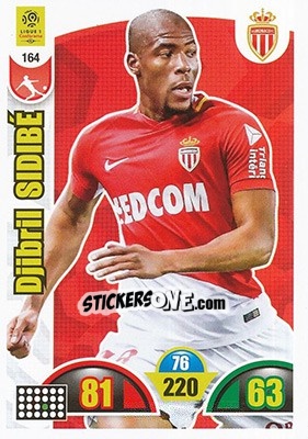 Sticker Djibril Sidibé - FOOT 2018-2019. Adrenalyn XL n. 164 - Panini