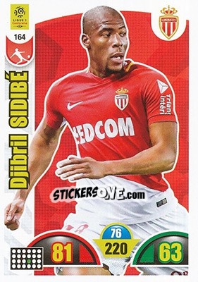 Cromo Djibril Sidibé - FOOT 2018-2019. Adrenalyn XL - Panini