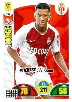 Sticker Jorge - FOOT 2018-2019. Adrenalyn XL n. 167 - Panini