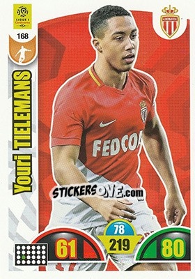 Sticker Youri Tielemans - FOOT 2018-2019. Adrenalyn XL n. 168 - Panini