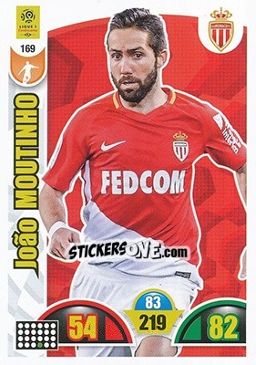 Sticker João Moutinho - FOOT 2018-2019. Adrenalyn XL n. 169 - Panini
