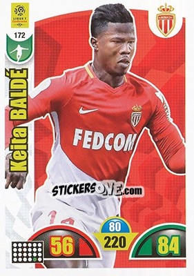 Sticker Keita Baldé Diao - FOOT 2018-2019. Adrenalyn XL n. 172 - Panini