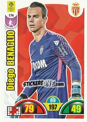 Sticker Diego Benaglio - FOOT 2018-2019. Adrenalyn XL n. 174 - Panini