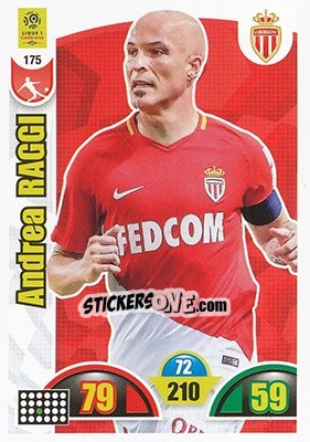 Sticker Andrea Raggi - FOOT 2018-2019. Adrenalyn XL n. 175 - Panini