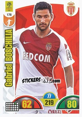 Sticker Gabriel Boschilia - FOOT 2018-2019. Adrenalyn XL - Panini