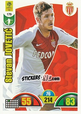 Sticker Stevan Jovetic - FOOT 2018-2019. Adrenalyn XL n. 179 - Panini