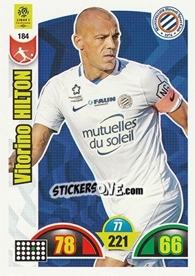 Sticker Vitorino Hilton - FOOT 2018-2019. Adrenalyn XL n. 184 - Panini