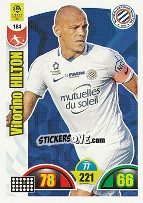 Sticker Vitorino Hilton - FOOT 2018-2019. Adrenalyn XL - Panini