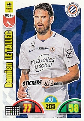 Sticker Damien Le Tallec - FOOT 2018-2019. Adrenalyn XL n. 186bis - Panini