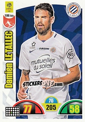 Sticker Damien Le Tallec - FOOT 2018-2019. Adrenalyn XL - Panini