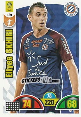 Sticker Ellyes Skhiri - FOOT 2018-2019. Adrenalyn XL n. 189 - Panini