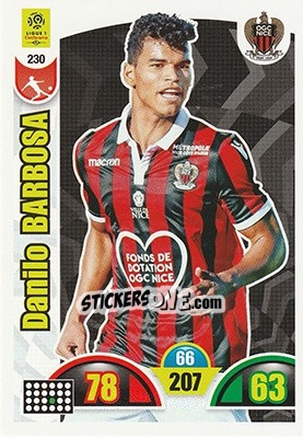 Figurina Danilo Barbosa - FOOT 2018-2019. Adrenalyn XL n. 230 - Panini