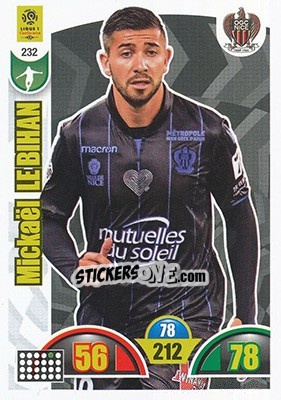 Cromo Mickaël Le Bihan - FOOT 2018-2019. Adrenalyn XL - Panini