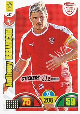 Sticker Anthony Briançon - FOOT 2018-2019. Adrenalyn XL n. 237 - Panini