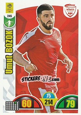 Sticker Umut Bozok - FOOT 2018-2019. Adrenalyn XL n. 245 - Panini