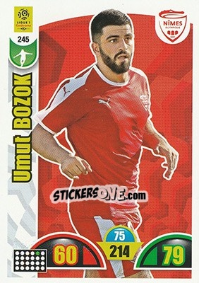 Cromo Umut Bozok - FOOT 2018-2019. Adrenalyn XL - Panini