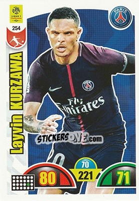 Sticker Layvin Kurzawa - FOOT 2018-2019. Adrenalyn XL - Panini