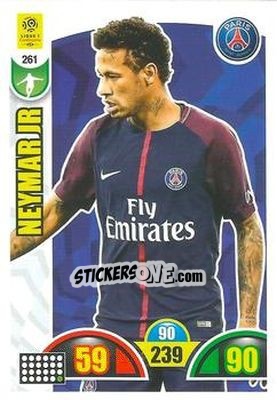 Sticker Neymar Jr - FOOT 2018-2019. Adrenalyn XL n. 261 - Panini